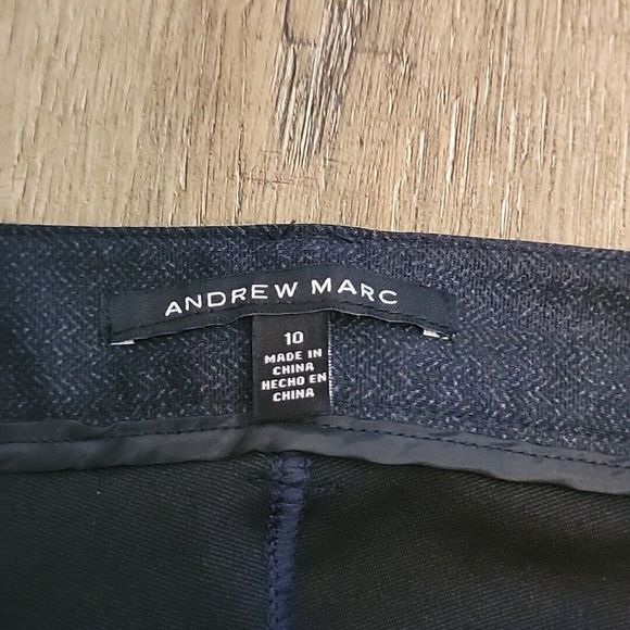Andrew Marc Women's Dress Pants ~ Sz 10 ~ Blue ~ Mid Rise ~ 30" Inseam - Picture 4 of 7